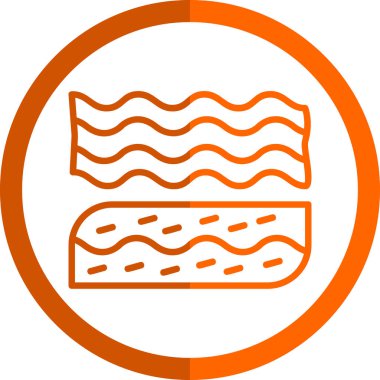 ekmek ikonu vektör illüstrasyonu