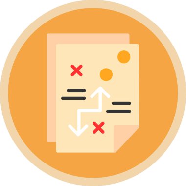 belge dosya simgesi düz biçimli