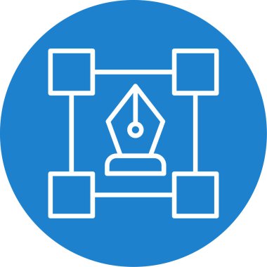 seo modern simgesinin vektör illüstrasyonu