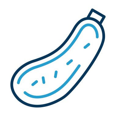 Kabak çorbası. Web simgesi basit illüstrasyon