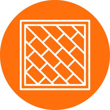 Dairesel bir simgenin vektör illüstrasyonu