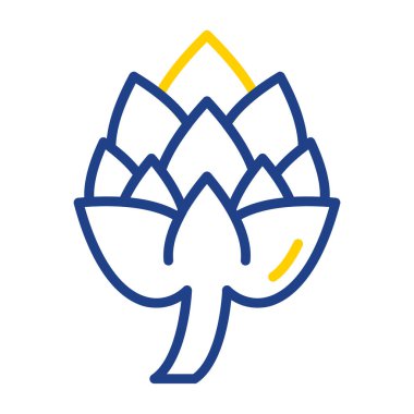 Enginar mı? Web simgesi basit illüstrasyon