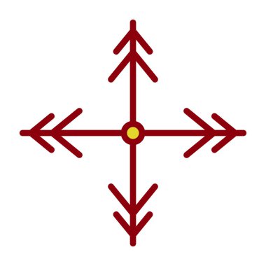 kar web simgesi, vektör çizim 