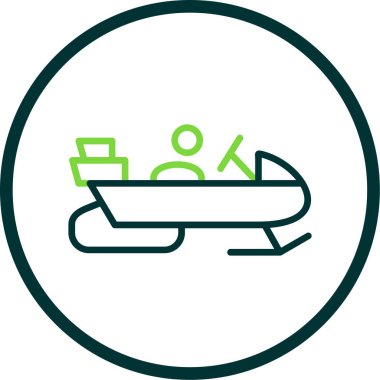 Kar mobil düz simge, vektör illüstrasyon basit tasarım