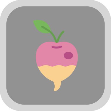 elma ikonu vektör illüstrasyonu