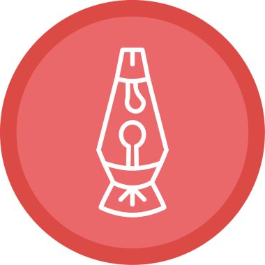 Lava lamp icon vector illustration