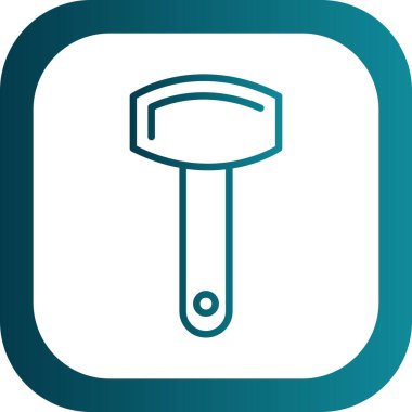 çekiç araç simgesi. vektör illüstrasyonu