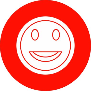 Moda tarzı ve vektör illüstrasyonunda emoji simgesi