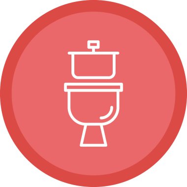 banyo düz renk simgesi