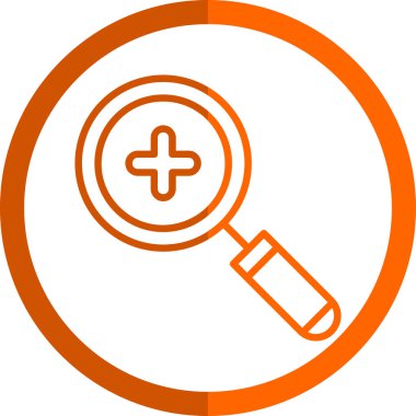 Büyüteç simgesini yakınlaştır. vektör illüstrasyonu