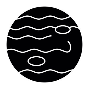 Deniz simgesinin vektör illüstrasyonu