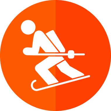 Kayak. Web simgesi basit illüstrasyon