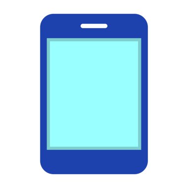 Akıllı telefon simgesinin vektör illüstrasyonu 