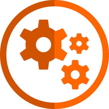 Gears'ı satırı vektör simgesi 