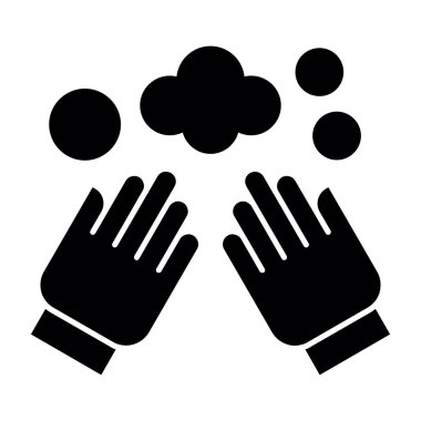 Eller simge vektör çizimi