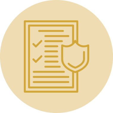 tıbbi sigorta simge vektör çizim