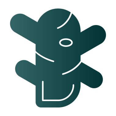 Zencefil kök simgesinin vektör illüstrasyonu 