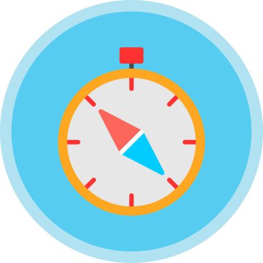 vector illustration of Compass modern icon            