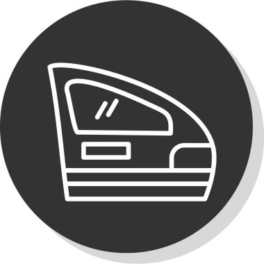 Bir b eksikliği simgesinin vektör çizimi