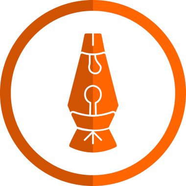 Lava lamp icon vector illustration