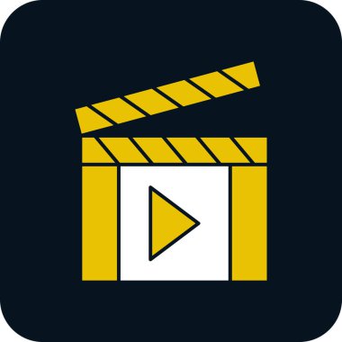 vektör sinema simgesi