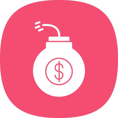 Çanta. Web simgesi basit illüstrasyon