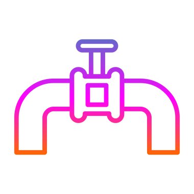 tap ikonu. Web için basit musluk vektör simgeleri çizimi