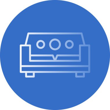 Kanepe. Web simgesi basit tasarım