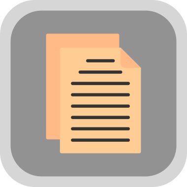 Belge. Web simgesi basit tasarım