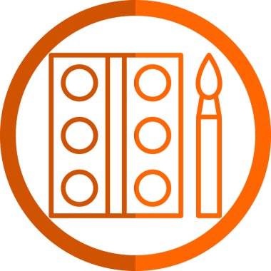 Modern simgenin vektör illüstrasyonu