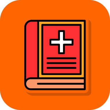 kitap İncili çapraz simgesi dosya özeti biçiminde