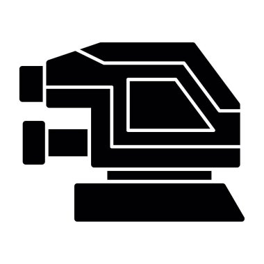 atm glyph düz simgesi