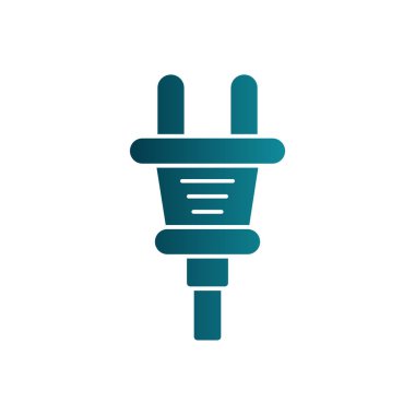 Plug web simgesi, simge illüstrasyonu