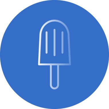 dondurma ikonu vektör illüstrasyonu