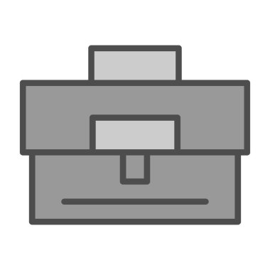 Çanta. Web simgesi basit tasarım