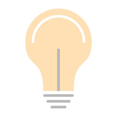 ampul izole edilmiş simge tasarımı, vektör illüstrasyonu 