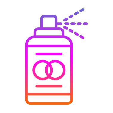 Sprey boya kutusu simgesi basit illüstrasyon