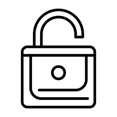 Kilitlenmemiş işaret vektörü çizimi.