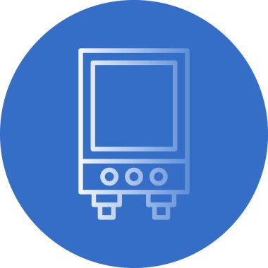 Bilgisayar. Web simgesi basit illüstrasyon