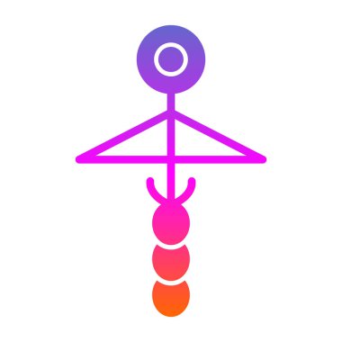 Modern simgenin vektör illüstrasyonu