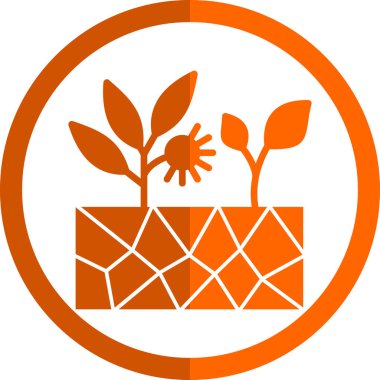 bitki simgesi vektör illüstrasyonu