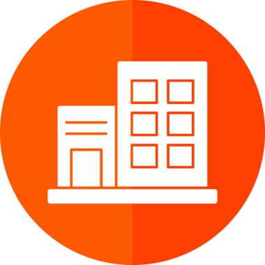 modern yapı web simgesi, vektör illüstrasyonu