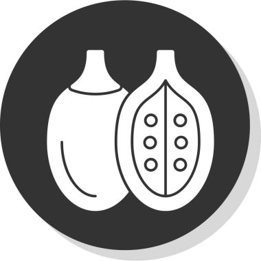 iki düğme simgesi, basit vektör illüstrasyonu