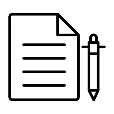 Vektör belgesi Simge illüstrasyonu