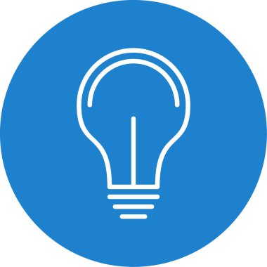 ampul izole edilmiş simge tasarımı, vektör illüstrasyonu 