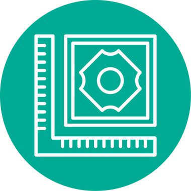 vektör cd simgesi illüstrasyonu