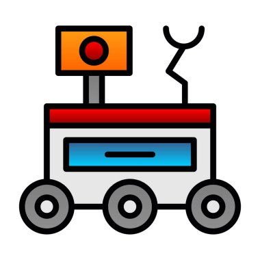 Robot simgesi, vektör çizimi