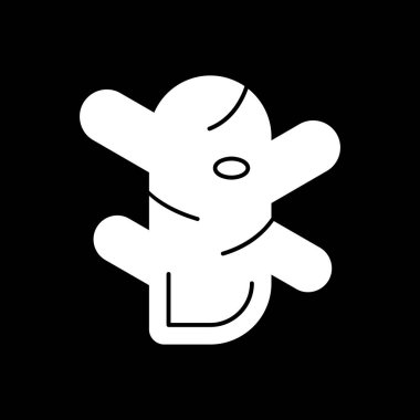 Zencefil kök simgesinin vektör illüstrasyonu 