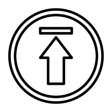 gönderme satırı simgesi, vektör illüstrasyonu