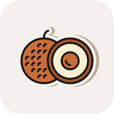 Yiyecek ve içeceğin vektör simgesi tasarımı